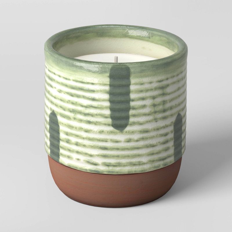 Ceramic Citronella Outdoor Candle Green Threshold™ The Discount Store