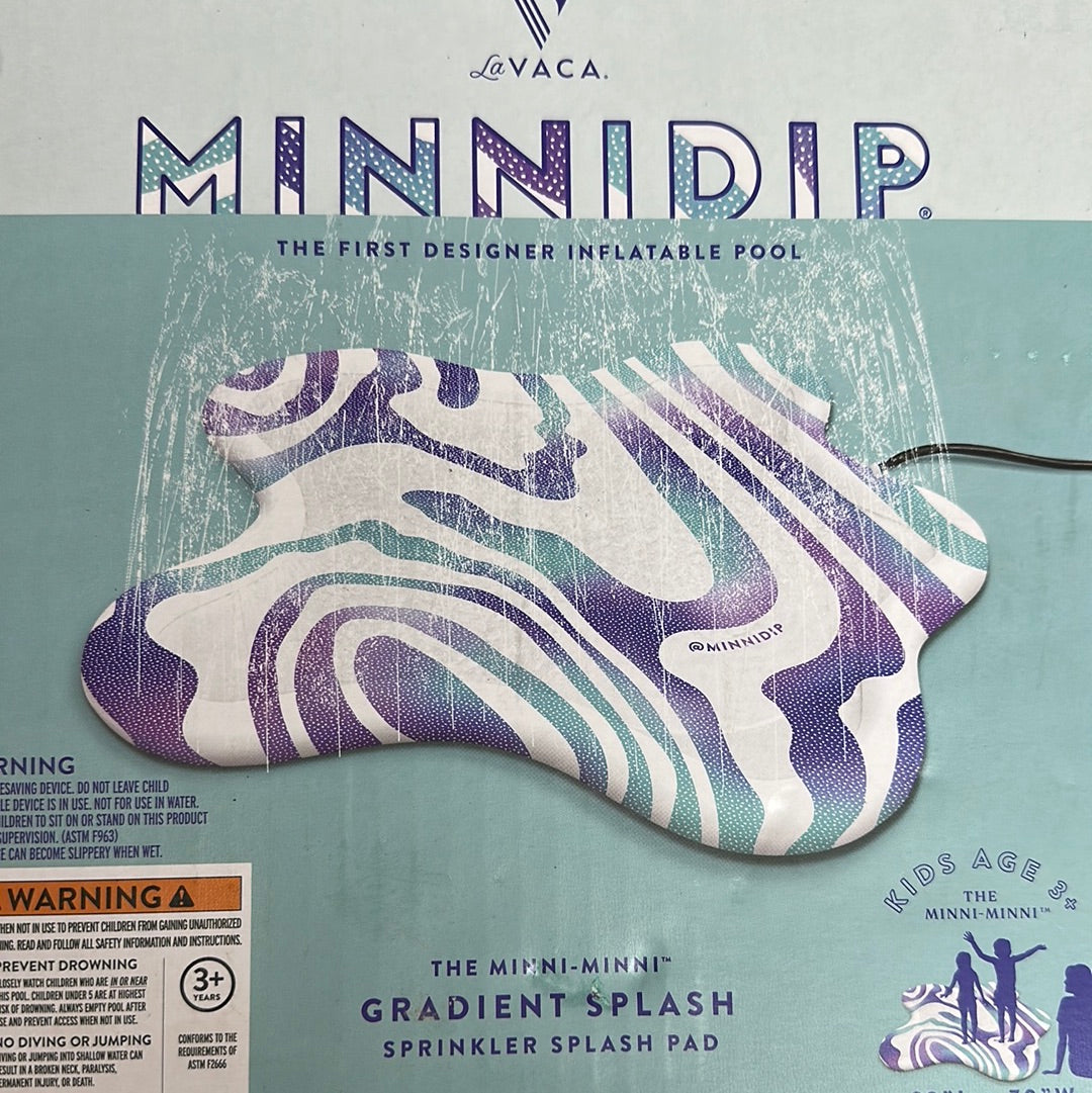 Minnidip The Minni-Minni Gradient Splash Sprinkler Splash Pad