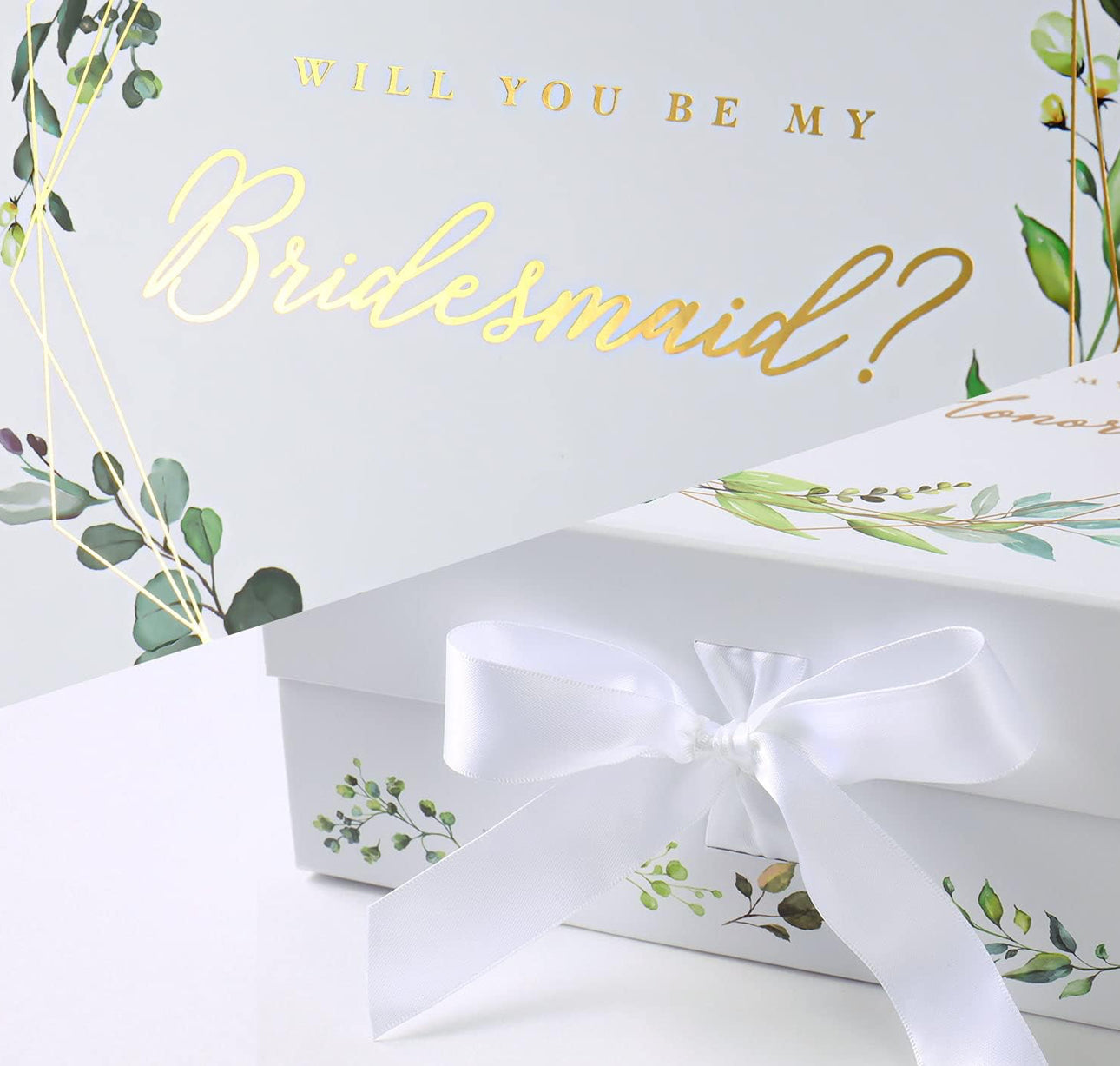 BRIGEL Bridesmaid Proposal Box Set of 3, 3 Will You Be My Bridesmaid Proposal Boxes for Bridesmaid