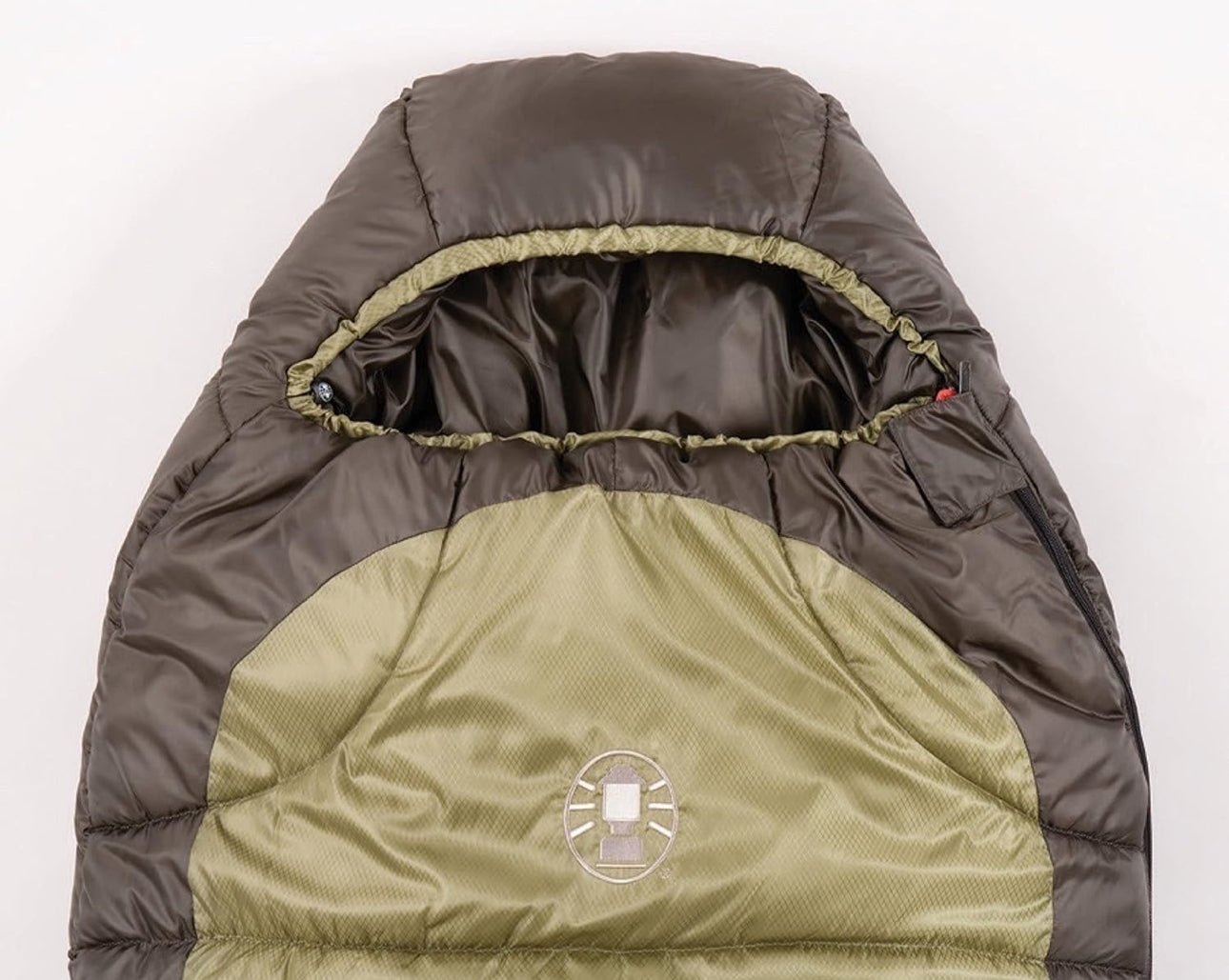 Coleman North Rim 0°F Big & Tall Sleeping Bag, Cold-Weather Mummy Sleeping Bag for Adults, No-Snag Zipper with Adjustable Hood for Warmth & Ventilation