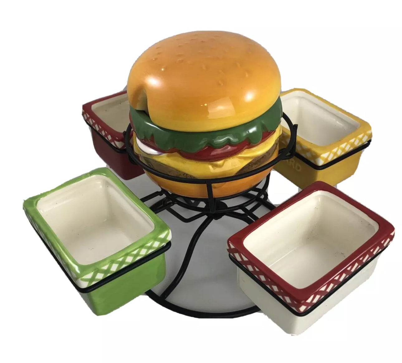 Pier 1 Imports Hamburger Condiment Spinner