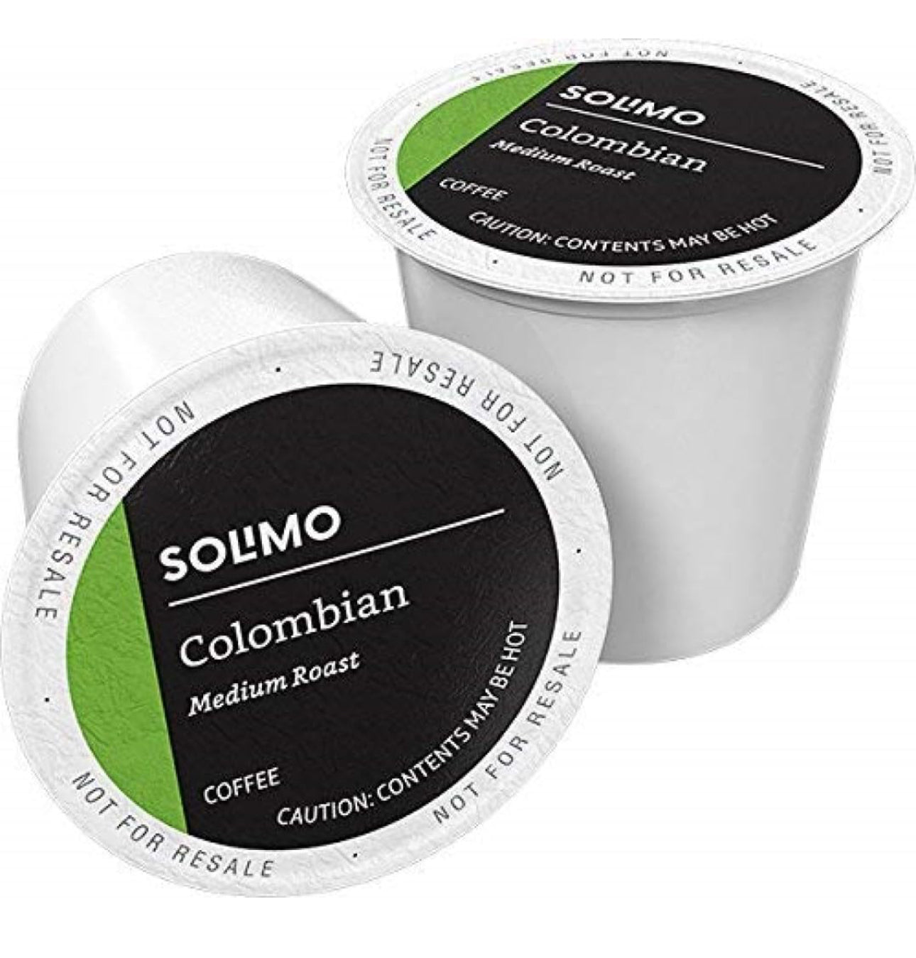 Solimo Medium Roast Coffee Pods, Colombian, Compatible with Keurig 2.0 K-Cup Brewers, 100 Count, best by may 2025