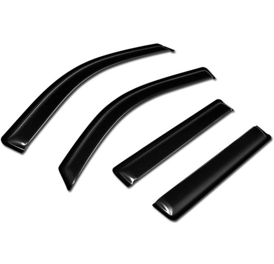 Curved Style Smoke Window Visors Deflector Vent Shade Guard 4 Pieces Compatible With 15-20 GMC Yukon/Chevy Tahoe