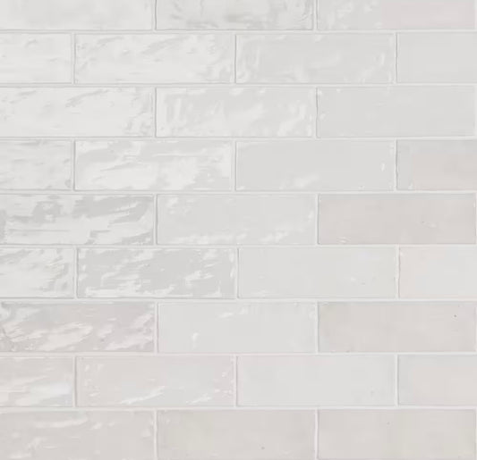 Ivy Hill Tile
Kingston White 3 in. x 8 in. Glazed Ceramic Wall Tile (5.38 sq. ft./case)