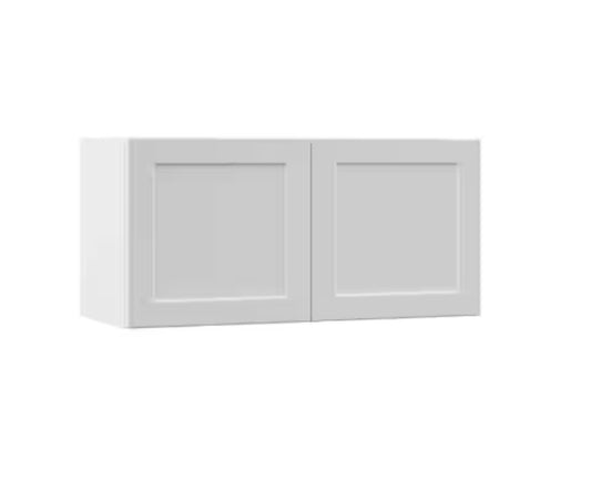 Hampton Bay
Designer Series Melvern Assembled 30x15x12 in. Wall Bridge Kitchen Cabinet in White