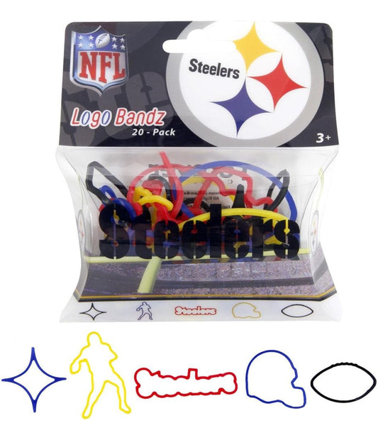 Pittsburg Steelers NFL unisex-adult Logo Bandz Bracelets