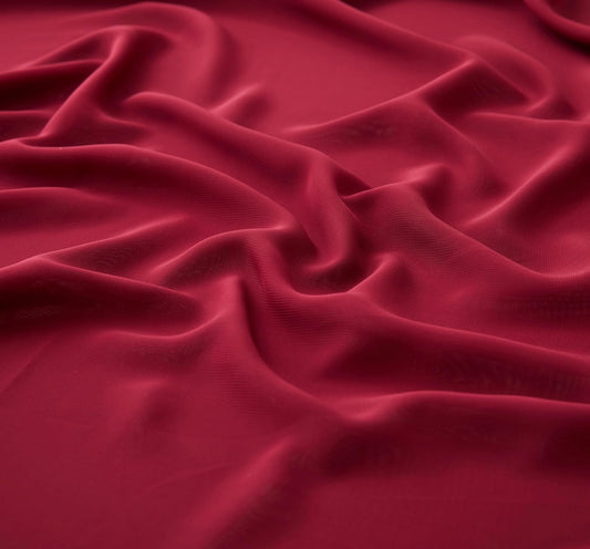 60" Wide Wine Red Chiffon Fabric by The Yard Soft Sheer Fabric for Wedding Arch Draping Fabric,Bridal Wedding Dress Sewing DIY,10 Yards