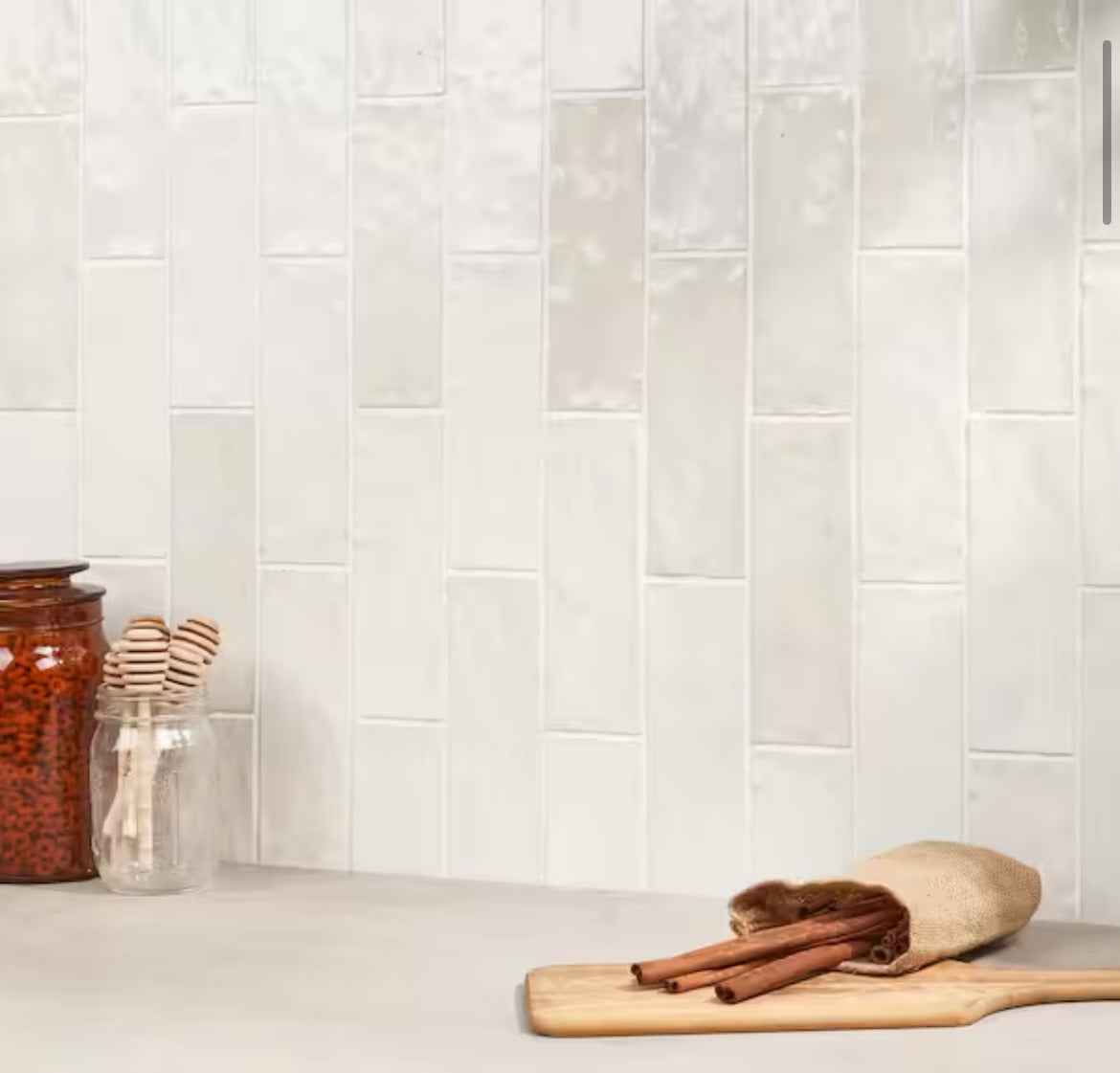 Ivy Hill Tile
Kingston White 3 in. x 8 in. Glazed Ceramic Wall Tile (5.38 sq. ft./case)