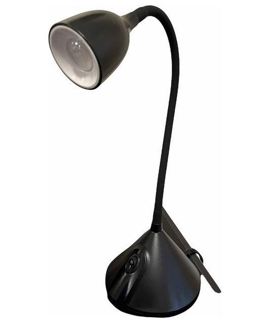 Black Sunbeam Flexible LED Desk Lamp - No Bulbs to Replace- 5.3 in x 20 in - 3.2W - 290 Lumens - 4000K - 36,000 Hours Non-Dimmable