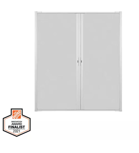 Andersen
72 in. x 80 in. LuminAire White Double Universal Aluminum Gliding Retractable Screen Door Fits 68 to 72 in. Opening