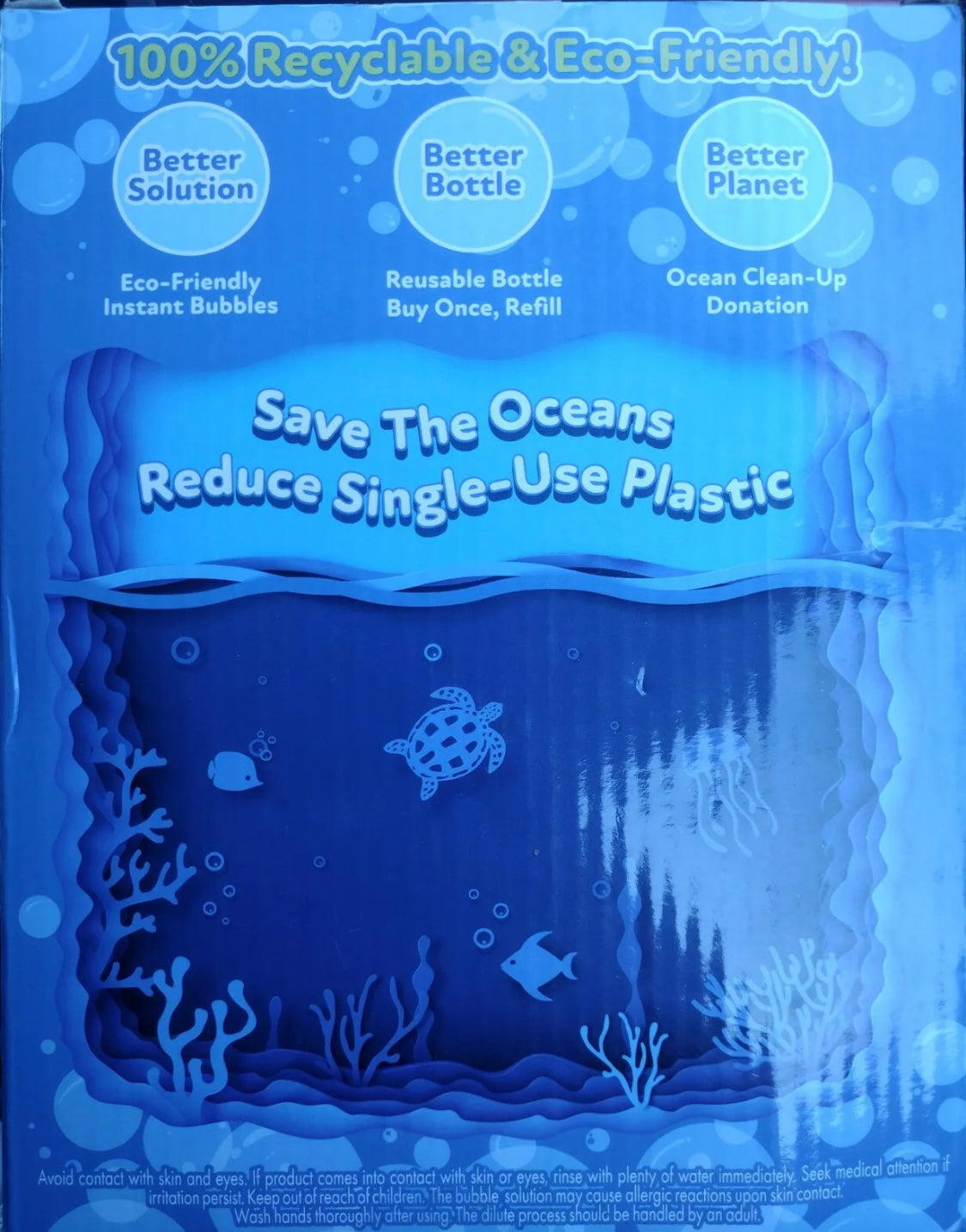 Better Bubbles Starter Kit w/ 3pk Prefilled Bottle Refill Concentrate & 2pc Wand
