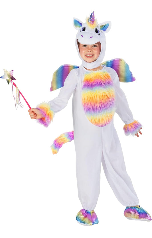 Morph Rainbow Unicorn Costume size T2 (3-4 years)