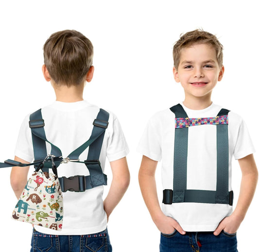 Safety Harness for Older Children Secure Walking Harness with Autism Awareness Perfect for Autism, ADHD, ASD Child Aged 6-12