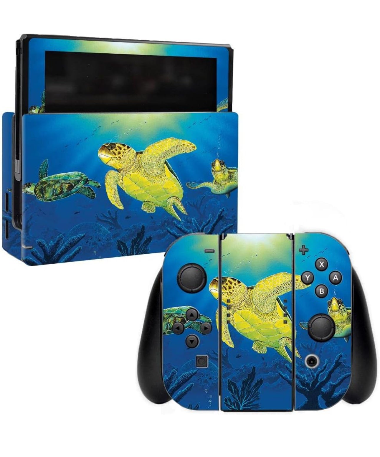 MightySkins Skin Compatible with Nintendo Switch - Turtle Dreams  Protective, Durable, and Unique Vinyl Decal wrap Cover  Easy to Apply, Remove, and Change Styles  Made in The USA