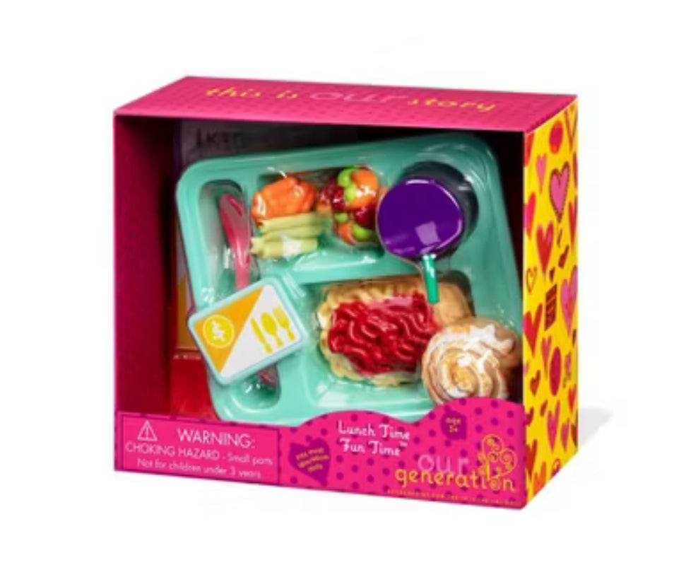 Our Generation School Lunch Set for 18" Dolls - Lunch Time Fun Time