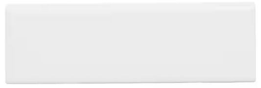 Daltile
Restore Bright White 2 in. x 6 in. Ceramic Bullnose Trim Tile (2.4 sq. ft./case)