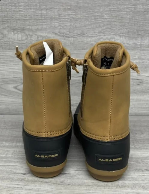 ALEADER Women Tab Boots  Waterproof, Lined, Insulated W Zipper Duck Boot Sz 7