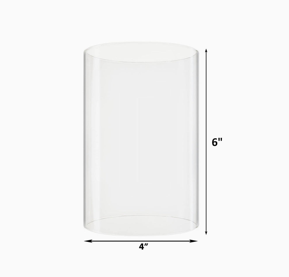 Hurricane candle holder/vase 6”H x 4”D
