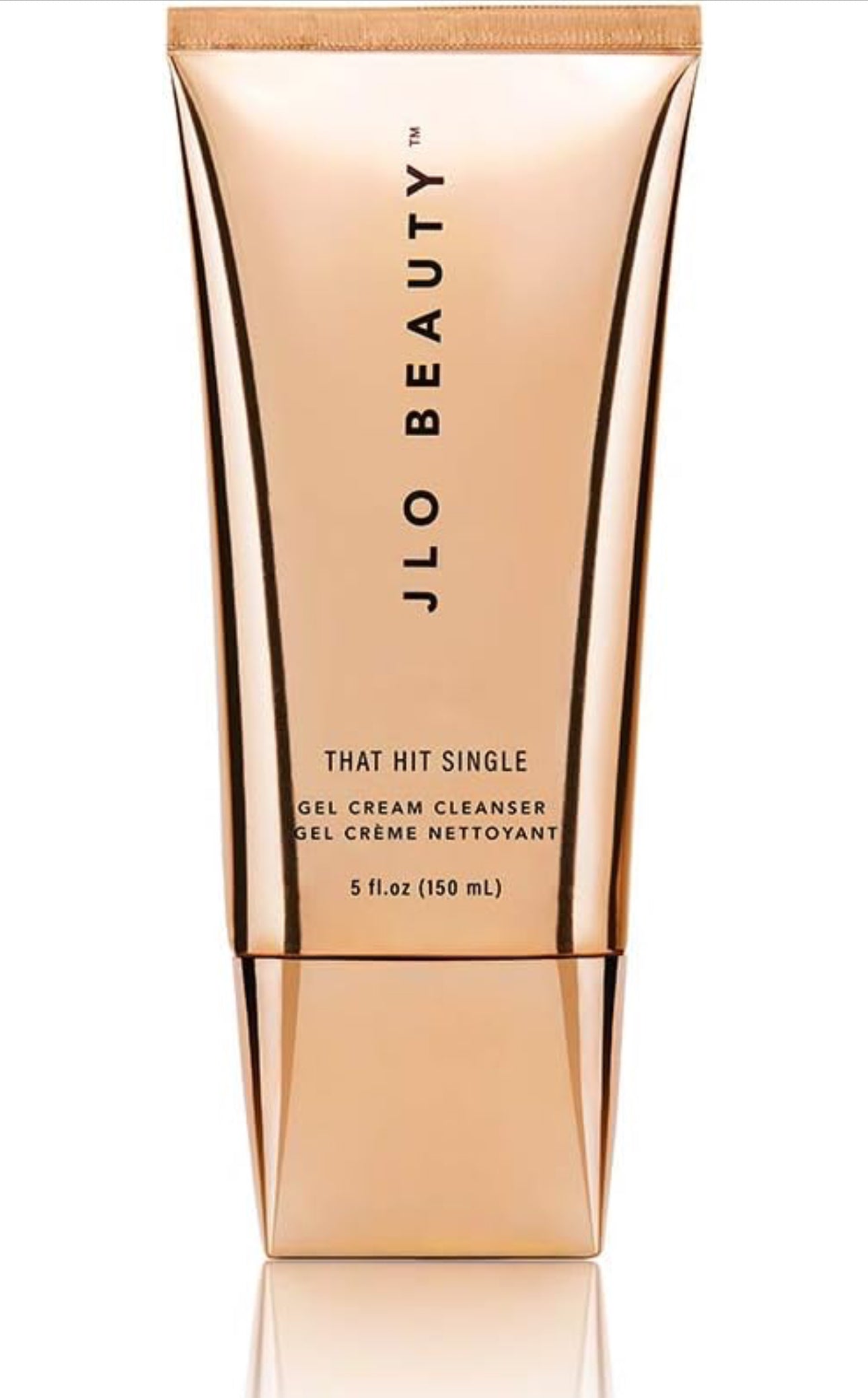 JLO BEAUTY That Hit Single Gel Cream Cleanser | Sulfate-Free, Antioxidant-Rich, Clears, Brightens, & Removes Makeup for Smooth, Radiant Skin | 5 Oz