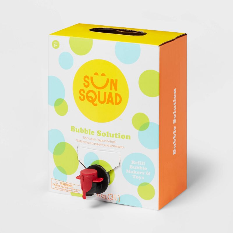 Bubble Solution Cardboard Refill 101.6 fl oz - Sun Squad™