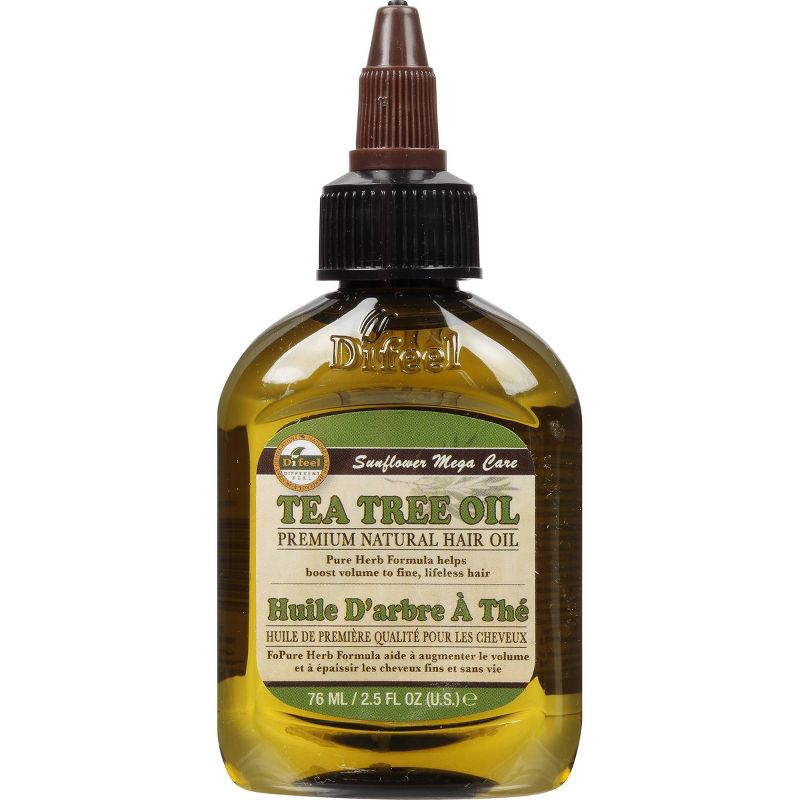 Difeel Premium Natural Hair Tea Tree Oil 2.5 fl oz