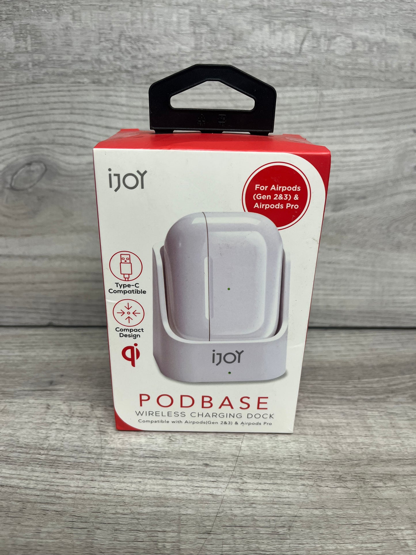 Ijoy Podbase Wireless Charging Dock For AirPods (Gen 2 & 3) & AirPods Pro