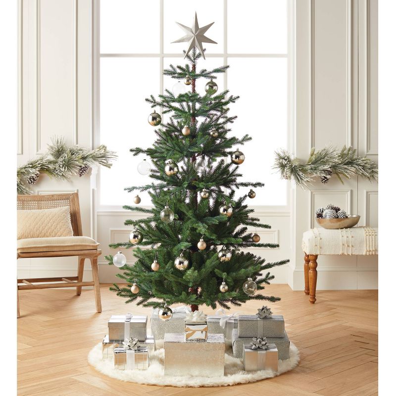 5.5' Unlit Indexed Balsam Fir Artificial Christmas Tree Green - Wondershop