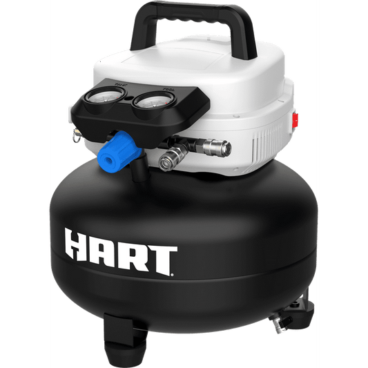 Hart 6 Gallon 1.5 HP Pancake Air Compressor