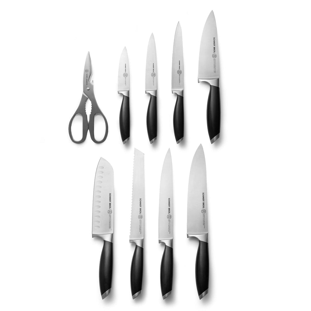 Schmidt Bonded Steel, 10-Piece Knife Block Set