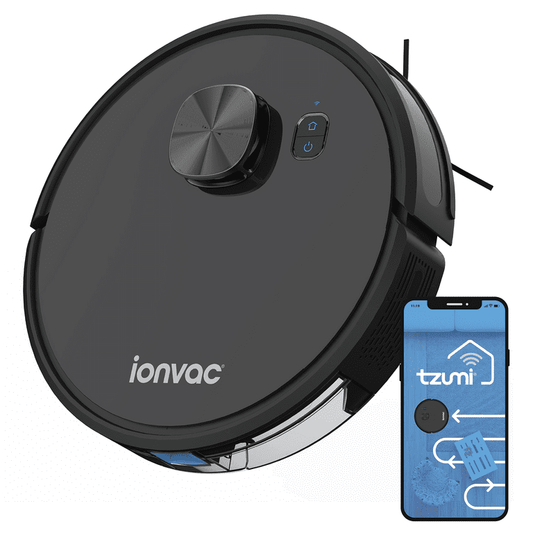 Ionvac OptiMax Robovac, Laser Mapping Robot Vacuum Cleaner with Wi-Fi OPEN BOX