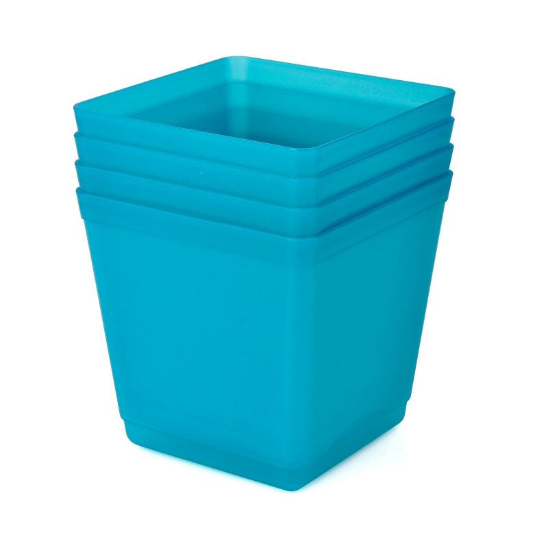 4pk 88oz Cube Utility Storage Bins - Bullseye's Playground