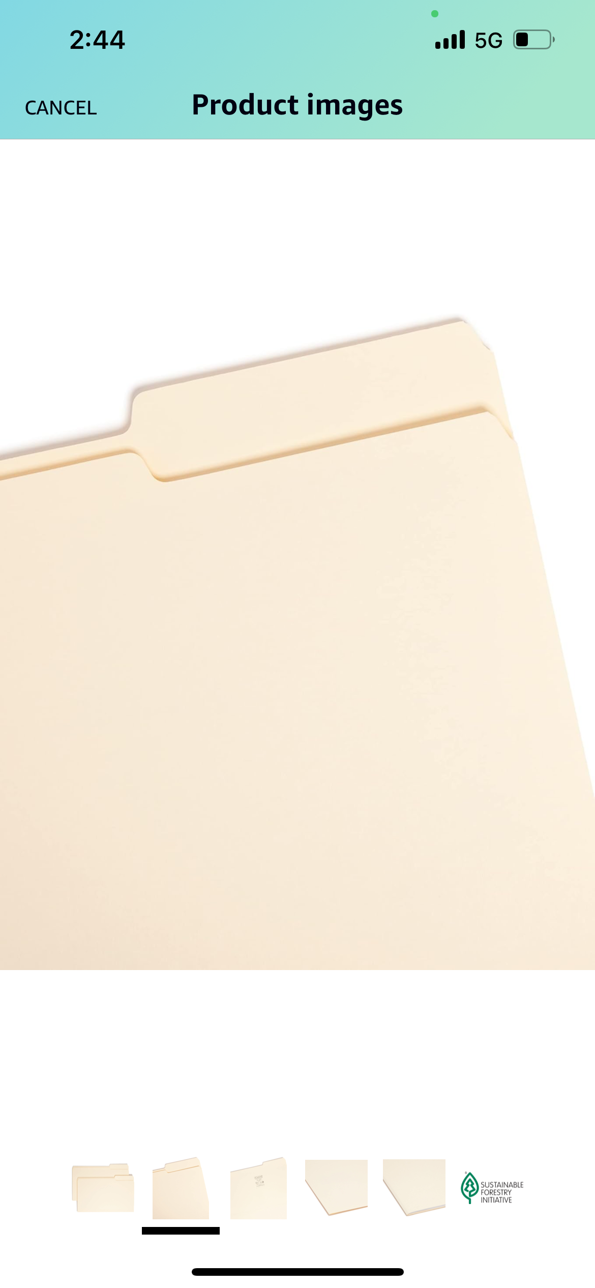 Smead File Folder, 1/3-Cut Tab, Right Position, Legal Size, 100 per Box (15333)