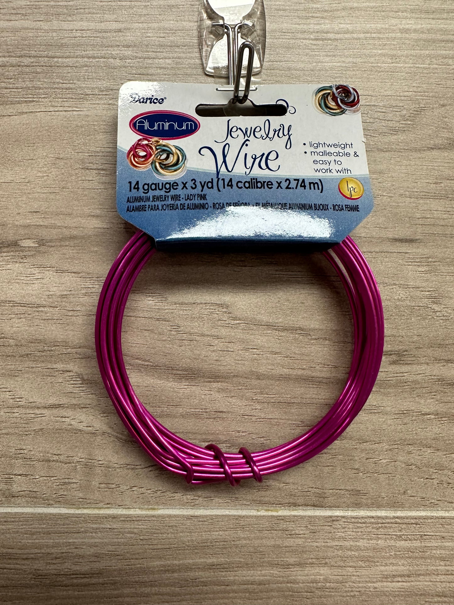 Darice Jewelry Wire Aluminum 16Ga 3yd