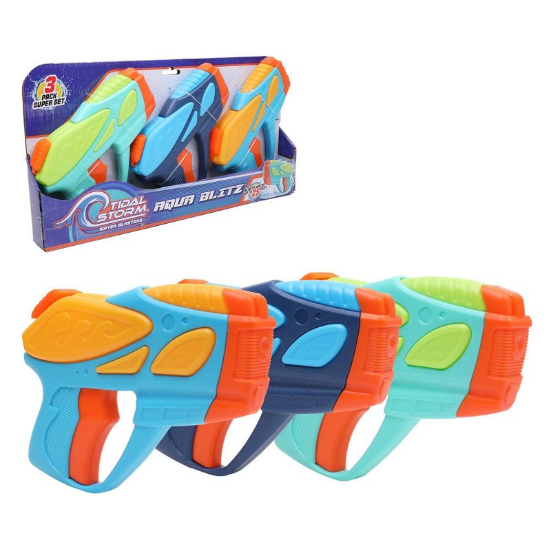 Tidal Storm Kids' Aqua Blitz Water Blaster 3pk