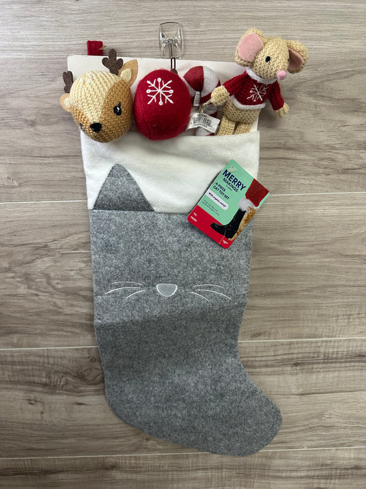 Merry Making 4-Piece Cat Stocking Toy Set