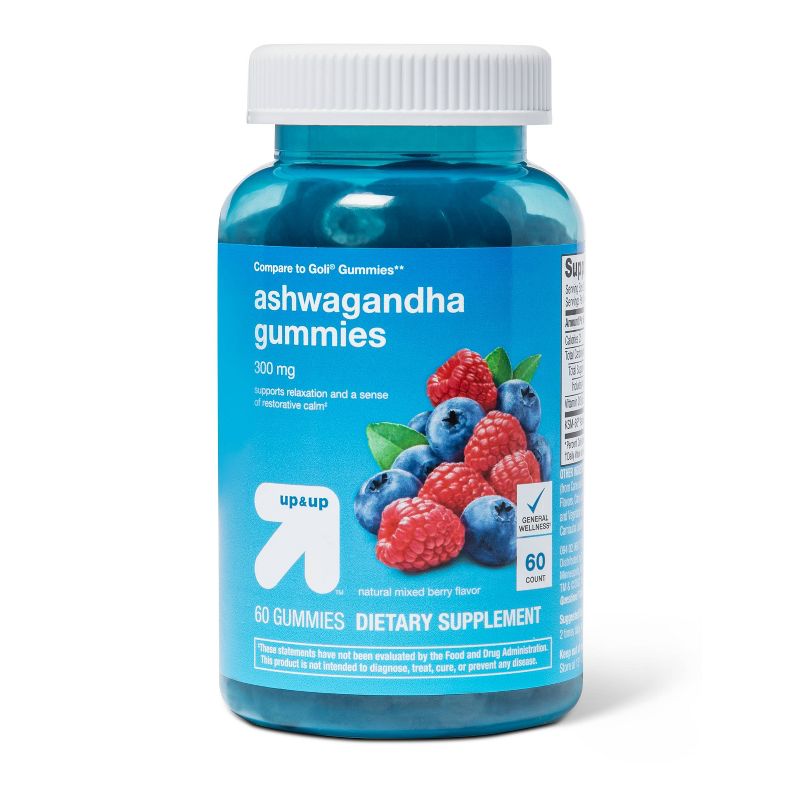Ashwagandha Dietary Gummies - 60ct - up & up exp 01/03/2025