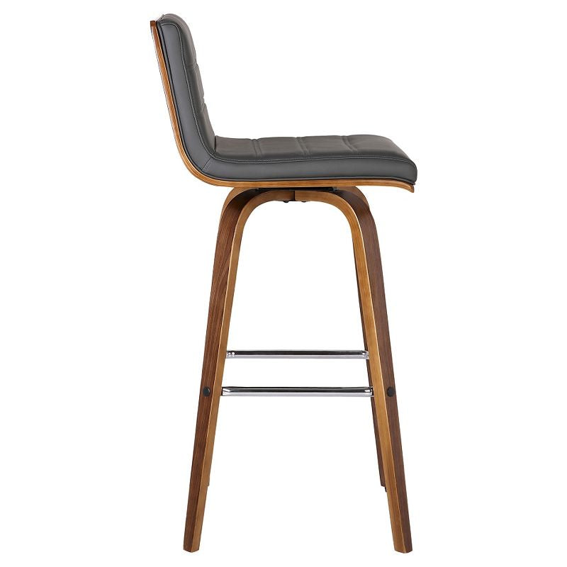 30" Vienna Faux Leather Barstool - Armen Living