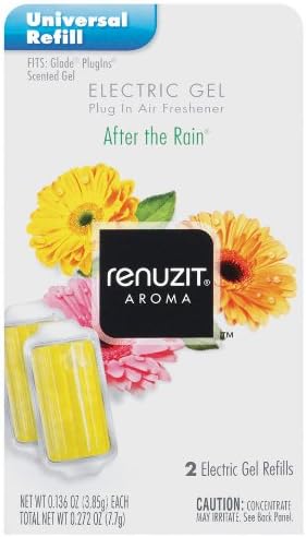 Renuzit Gel Electric Air Freshner Refill, After The Rain 0.27 Oz