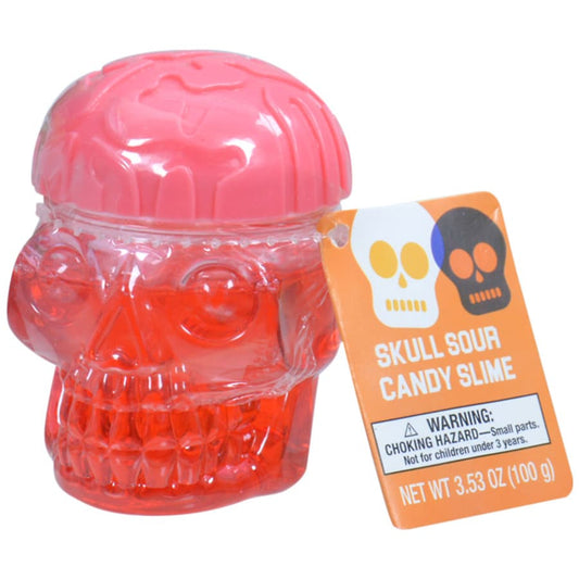 Skull Sour Candy Slime- Red