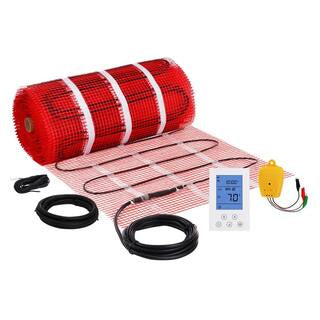 VEVOR Floor Heating Mat 100 Sq. ft Electric Radiant In-Floor Heated Wa ...