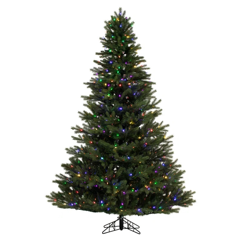 Vickerman 78'' Lighted Spruce Christmas Tree with multicolored lights