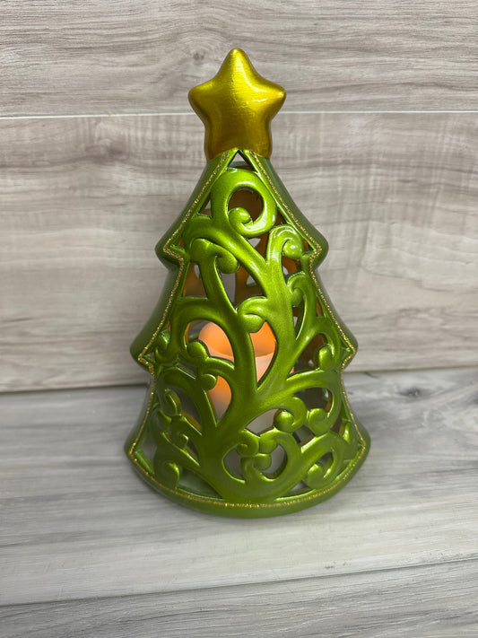 Ceramic light up tabletop Christmas tree