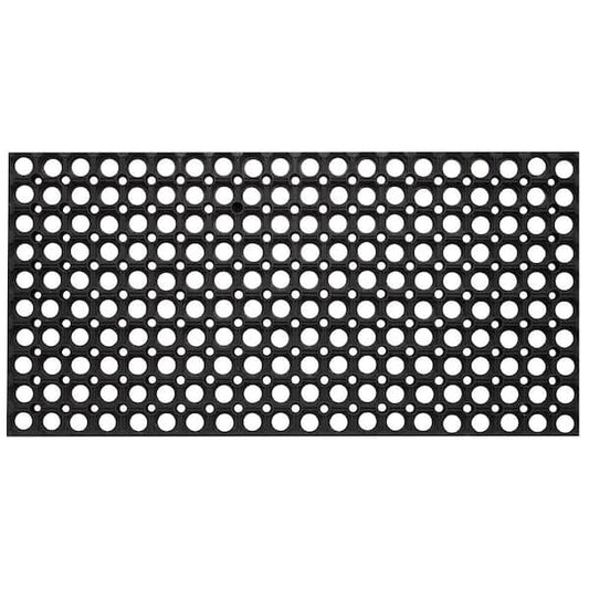 Durable Sturdy Anti-Fatigue 32 in. x 47 in. Commercial Indoor Outdoor Multipurpose Drainage Rubber Collection Floor Mat