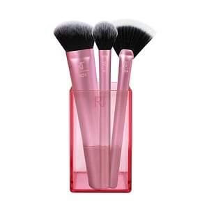 Real Techniques Cruelty-Free Sculpting Set Includes: Blush Brush, Fan Brush, Setting Brush, Brush Cup, Synthetic Bristles