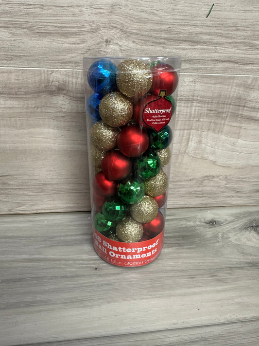 48 small shatterproof ball ornaments