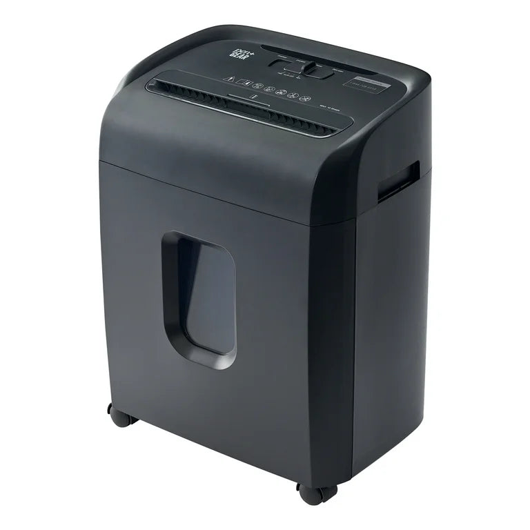 Pen + Gear 10-Sheet Micro-Cut Paper Shredder with 4 Gallon Bin, Black,Home and Office Use*new no box-tested