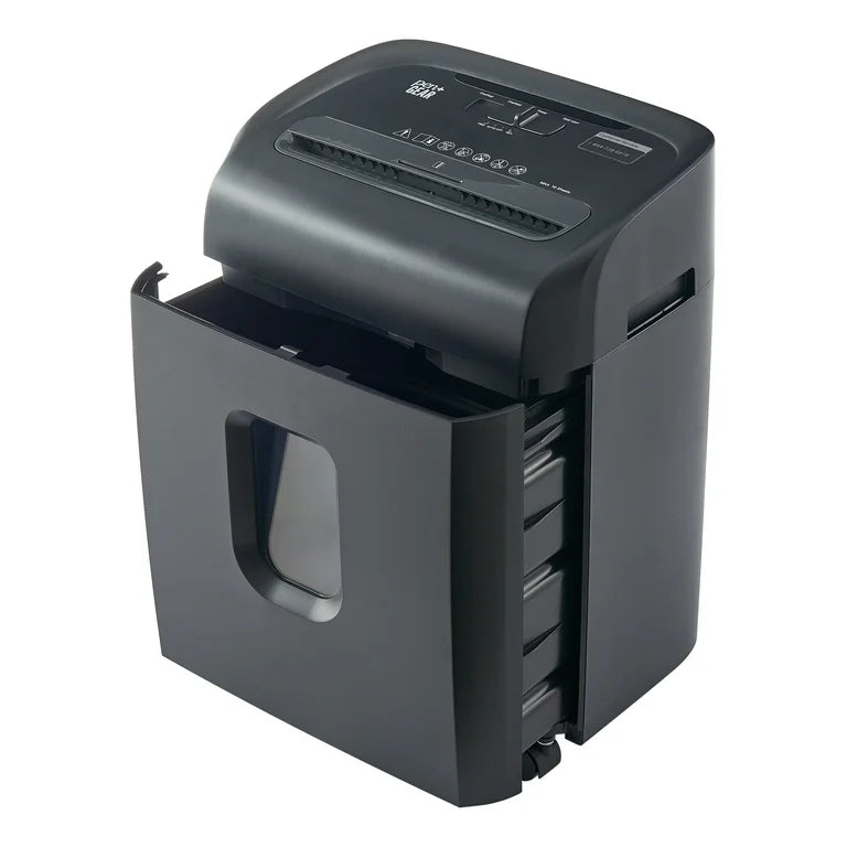 Pen + Gear 10-Sheet Micro-Cut Paper Shredder with 4 Gallon Bin, Black,Home and Office Use*new no box-tested