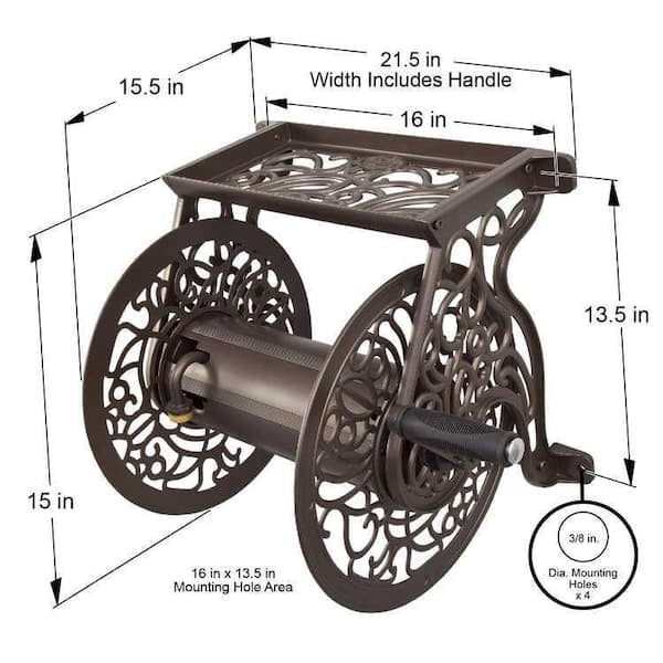 Hampton Bay Wall-Mounted Hose Reel