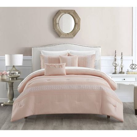 5 Piece Queen Brye Comforter Set - Chic Home Design