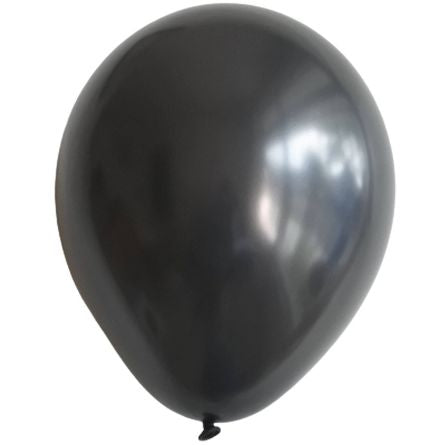 12" 12ct Balloons Black - Spritz